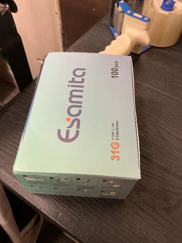 Photo 1 of 0.3ml 31G 5/16"(8mm) Syringes, Disposable Individual Package, 100 Pack