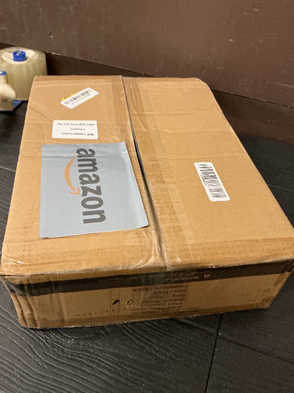 Photo 1 of ?Upgraded? Dimmable Floor Lamp, 1000 Lumens LED Edison Bulb Included, Arc Floor Lamps for Living Room Modern Standing Lamp with Linen Shade, Tall Lamps for Living Room Bedroom Office Dining Room-Grey