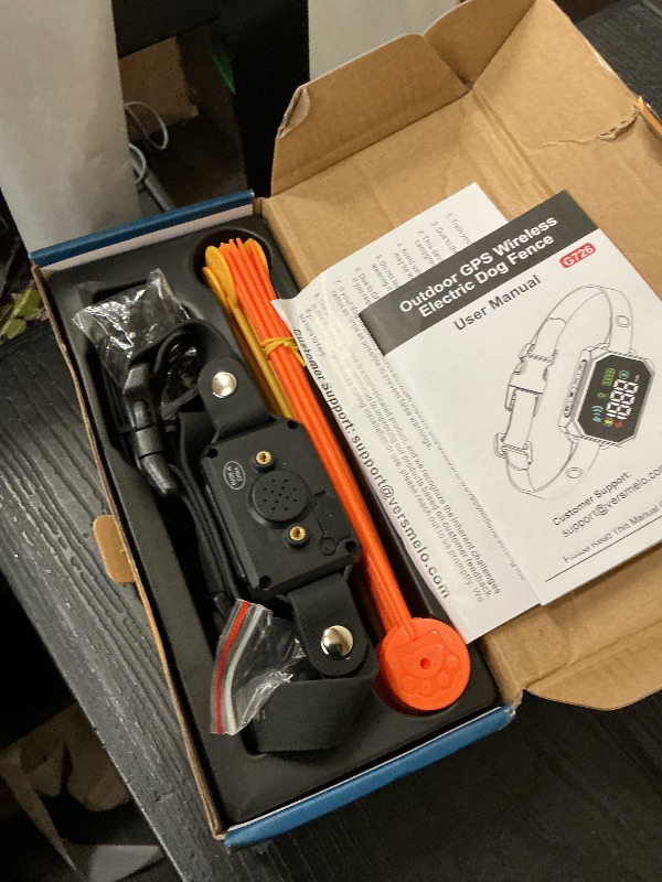 Photo 1 of VERSMELO GPS Wireless Dog Fence, Electric Fence for Dogs, Perimeter Collar Fence System, Radius 33-1999 Yards, IPX7 Waterproof, Beep Vibration Shock Correction, for Pets Over 18 Lbs