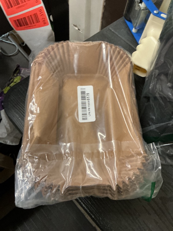 Photo 1 of 100 Pcs Loaf Pan Liners for Baking Bread 9x5 Inch, Disposable Non-Stick Bread Pan Liners, Pre Formed Rectangle Parchment Paper, Perfect for Baking Banana Bread, Cakes, Sourdough Bread(Brown)