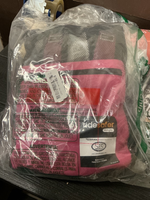 Photo 1 of RideSafer - Extra Small (XS) Pink, Lightweight, Compact, Portable Car Seat, 2+ Years; 26.5–40 lb - Perfect for Travel and Everyday Child Safety