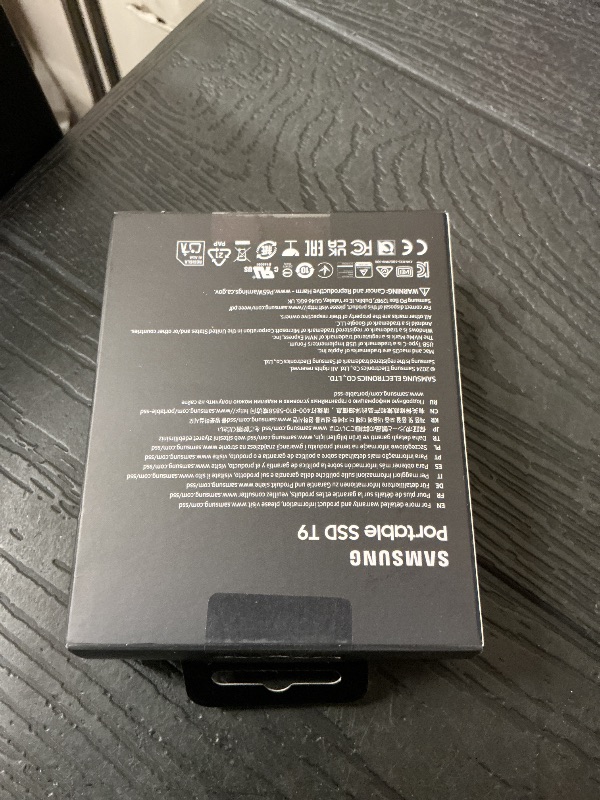 Photo 1 of Samsung T9 Portable SSD 1TB, USB 3.2 Gen 2x2 External Solid State Drive, Seq. Read Speeds Up to 2,000MB/s for Gaming, Students and Professionals, MU-PG1T0B/AM, Black