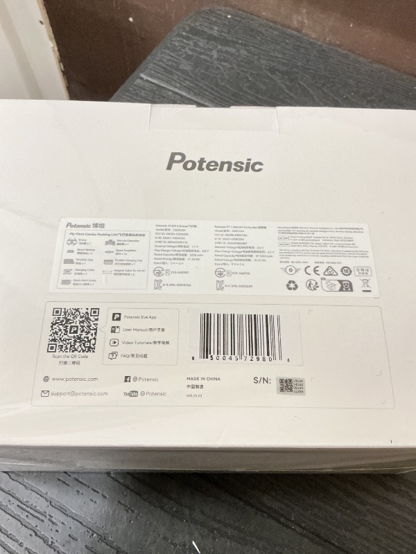Photo 1 of Potensic ATOM 2 Drone with Camera for Adults 4K Video, 8K Photo, Under 249g, 3-Axis Gimbal, 10KM Transmission, AI Track, Vertical Shooting, AI Night Shot, QuickShots, Fly More Combo (96-Min Flight)
