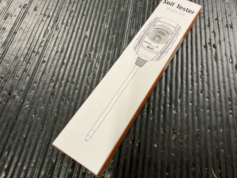 Photo 1 of 3-in-1 Soil Test Kit, Soil Moisture Meter/Soil pH Meter/Soil Fertility Tester, Soil Moisture Meter for Garden, Farm, Indoor, Outdoor and Lawn Care (Bright Black)