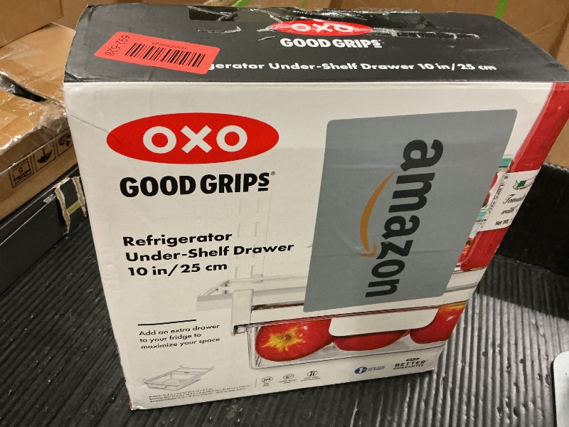 Photo 1 of OXO Good Grips Fridge Undershelf Drawer 10 in - for Deli Meat, Cheese, Produce and More
