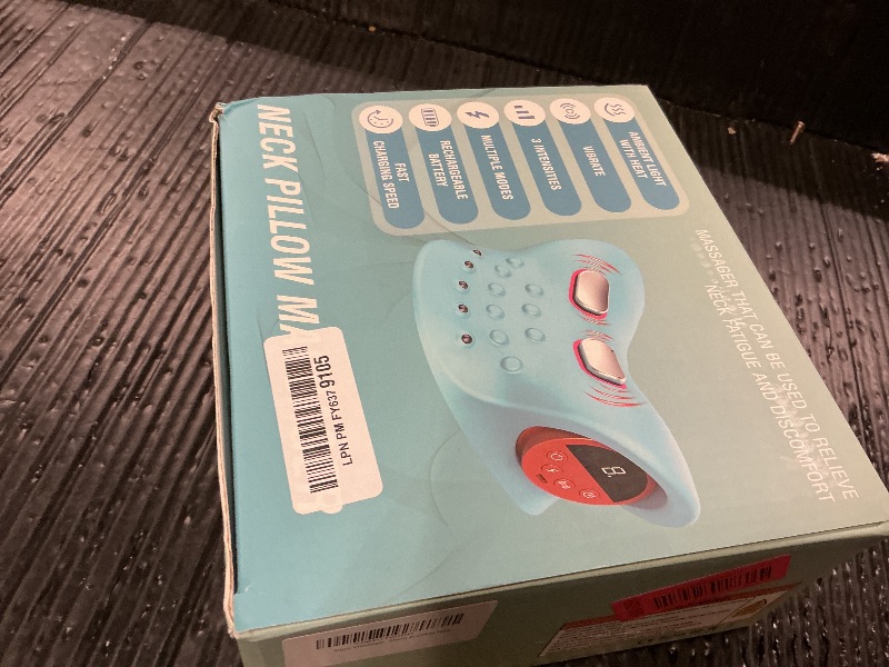 Photo 1 of 2026 Neck Massager 4-in-1 with Deep Tissue 3D Kneading & Soothing Heat - Portable Cordless Pillow for Cervical Traction,Shoulder and Back Relief,9 Intensity Levels with Type-C Charge For Home Office
