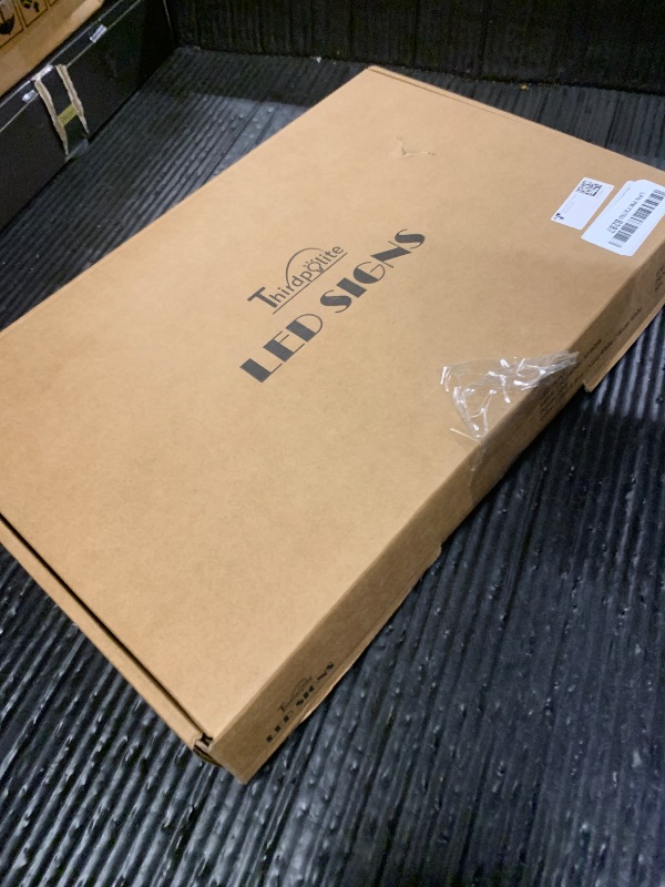 Photo 1 of Thirdpolite Pink/Green LED Open Sign for Business 30x10 inch, Ultra Bright Light Up LED Sign for Storefront Window, Glass Door, Wall - Business Advertising Signs for Bar Shop Cafe Salon Restaurant