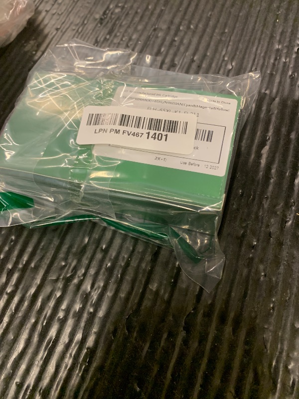 Photo 1 of 65XL Ink Cartridges High-Yield Replacement for HP Ink 65 XL HP65 HP 65 Ink Cartridges Black Color Combo Pack use with HP Envy 5055 5000 5052 Deskjet 3755 3700 3752 2600 2622 2652 Printers (2-Pack)