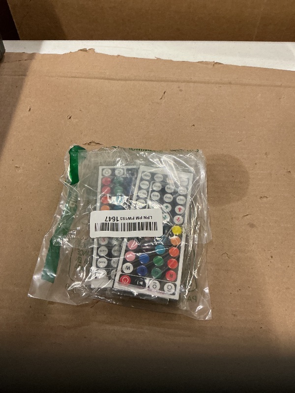 Photo 1 of 2 Pack 44 Keys RGB LED Light Strip Remote Controller,Wireless Dimmer IR Remote Control LED Light Remote Replacement for SMD 5050 2835 LED Strip Lights (Compatible with The Same Model Remote Control)