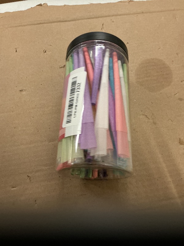 Photo 1 of 100 PACK Colorful Pre Rolled Cones| King Size Rolling Paper Cone with Loader and Packing Sticks