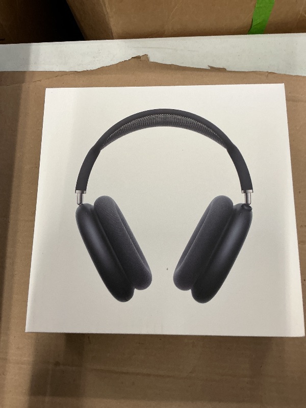 Photo 1 of FACTORY SEALED— Apple AirPods Max Wireless Over-Ear Headphones, Pro-Level Active Noise Cancellation, Transparency Mode, Personalized Spatial Audio, USB-C Charging, Bluetooth Headphones for iPhone - Midnight