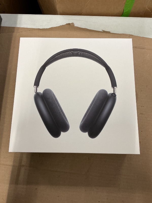 Photo 1 of FACTORY SEALED— Apple AirPods Max Wireless Over-Ear Headphones, Pro-Level Active Noise Cancellation, Transparency Mode, Personalized Spatial Audio, USB-C Charging, Bluetooth Headphones for iPhone - Midnight