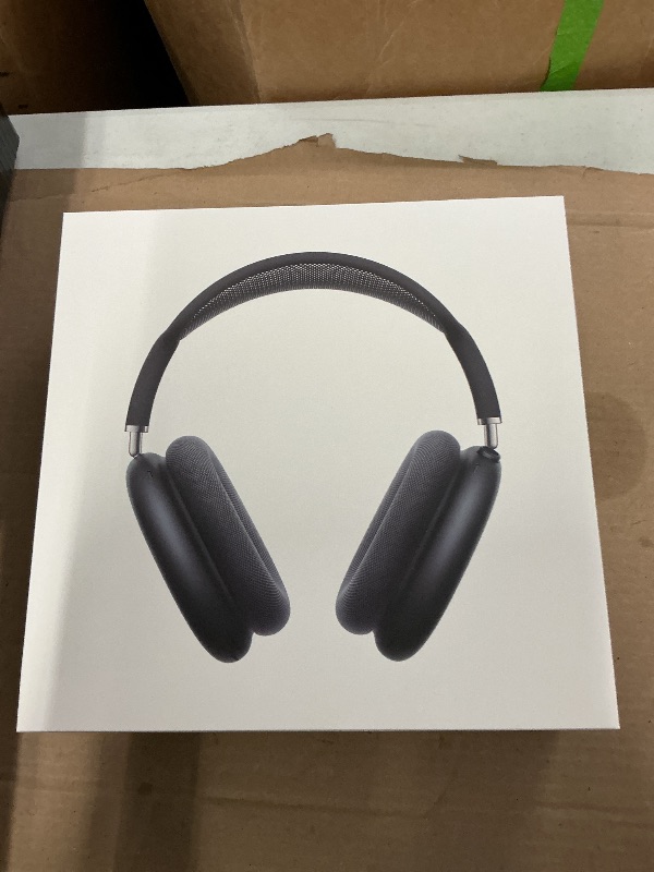 Photo 1 of FACTORY SEALED— Apple AirPods Max Wireless Over-Ear Headphones, Pro-Level Active Noise Cancellation, Transparency Mode, Personalized Spatial Audio, USB-C Charging, Bluetooth Headphones for iPhone - Midnight