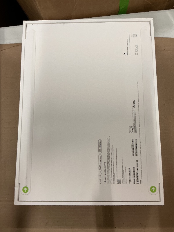 Photo 1 of FACTORY SEALED— Apple 2025 MacBook Pro Laptop with M5 chip with 10?core CPU and 10?core GPU: Built for Apple Intelligence, 14.2-inch Liquid Retina XDR Display, 24GB Unified Memory, 1TB SSD Storage; Space Black