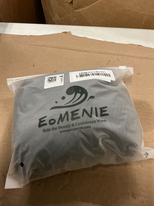 Photo 1 of Eomenie Women's Swimsuit Tankini Tummy Control Bathing Suits Two Piece Full Coverage Slim Swim Suits with High Waisted Bottom Black