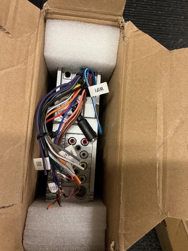 Photo 1 of 2026 Single Din Car Stereo with Wireless Apple CarPlay & Android Auto, 7-inch HD Motorized Flip-Out Touchscreen Head Unit, Bluetooth 5.1, Type-A Fast Charge, Backup Camera, DSP, AM/FM Radio Receiver