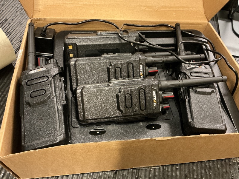 Photo 1 of Retevis RT48 Waterproof Walkie Talkies,Heavy Duty Rugged 2 Way Radio,IP67 Dustproof,Waterproof up to 1m/30min,1200mAh Rechargeable Professional Two Way Radio,VOX,SOS,for Construction Business(6Pack)