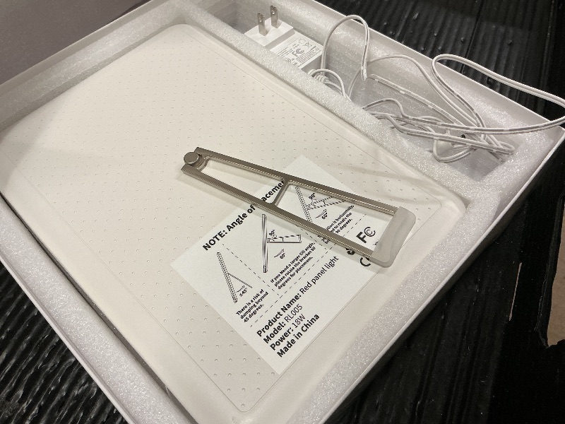 Photo 1 of Red Light Therapy for Face Body, Red Light Panel with Adjustable Stand, 660nm and 850nm Near Infrared Therapy Lamp with 3 Modes, 6 Adjustable Brightness and Timer, Home and Travel Use,Gift for Women