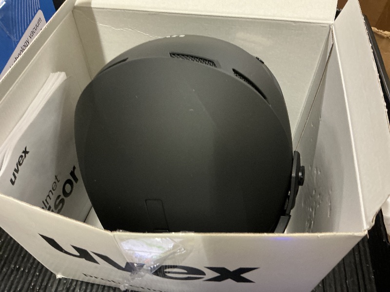 Photo 1 of uvex Instinct Visor - Adjustable ski & Snowboard Helmet with Integrated Visor for Women & Men - Black Matte - Medium