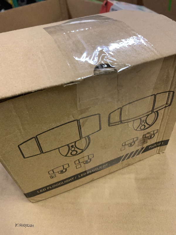 Photo 1 of Onforu 75W Flood Lights Outdoor, 7000LM Brightness Security Lights Switch Controlled, 3 Adjustable Heads, IP65 Waterproof, 6500K Wall Mount Exterior LED Flood Light