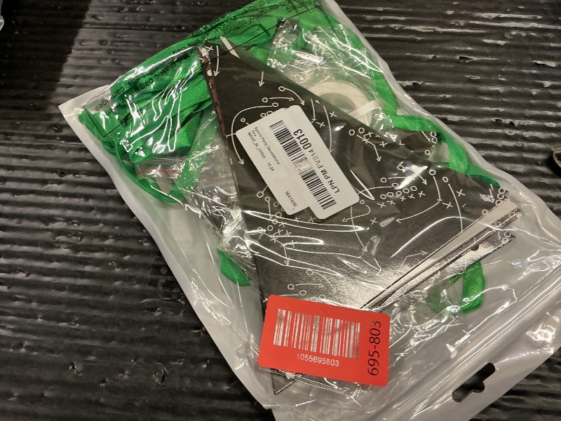 Photo 1 of 2 Pieces Football Pennant Banner American Football Theme String Flags Banners for Sports Party Decorations