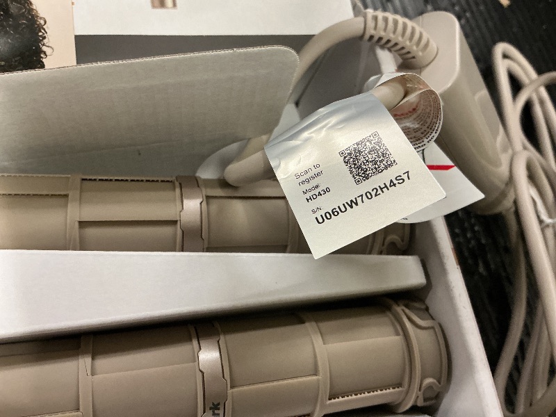 Photo 1 of Shark FlexStyle Air Styling & Drying System, Powerful Hair Dryer Brush & Multi-Styler with Auto-Wrap Curlers, Paddle Brush, Oval Brush, Concentrator Attachment, Stone, HD430