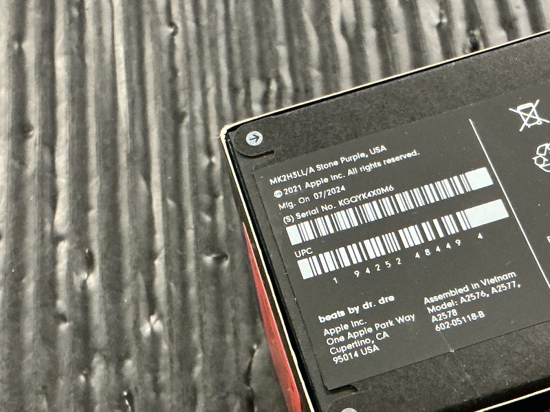 Photo 1 of Beats Fit Pro (1st Gen) - True Wireless Noise Cancelling Earbuds - Active Noise Cancelling - Sweat Resistant Earphones, Compatible with Apple & Android, Class 1 Bluetooth® - Stone Purple