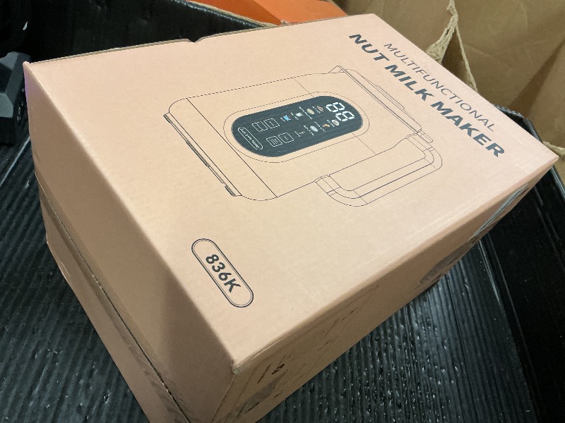 Photo 1 of 10 in 1 Nut Milk Maker Machine, 42oz IMD Screen Almond Milk Maker, Soy Milk Maker with Self-Cleaning, Delay Start, Keep Warm, Boil Water, Automatic Plant-Based Milk Blender for Soybean, Oat, Coconut