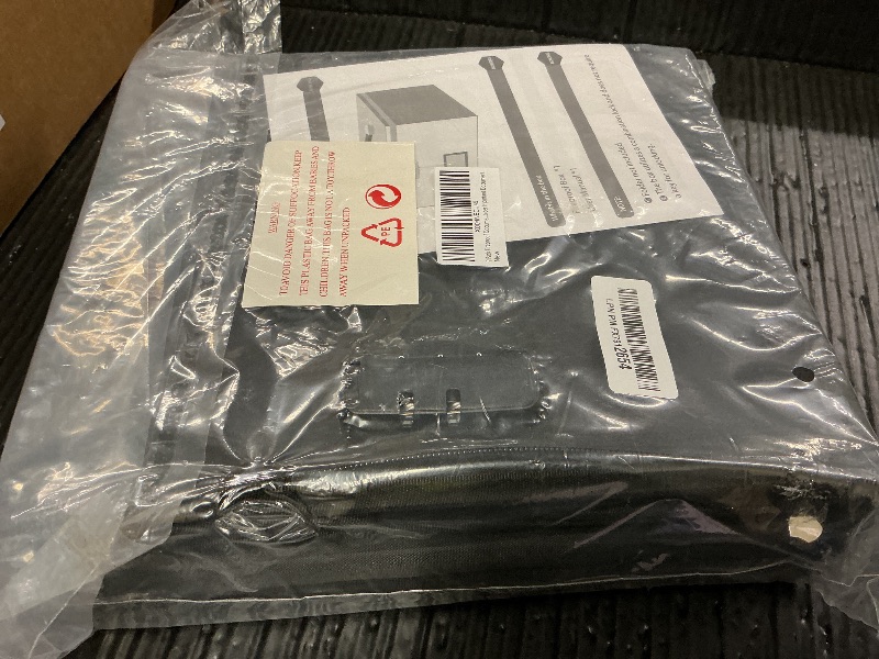 Photo 1 of 2 Pack Fireproof Document Box File Organizer - Portable Waterproof Fire Safe Locking Filing Storage Box with Handle for Hanging Letter Size Folder Important Document