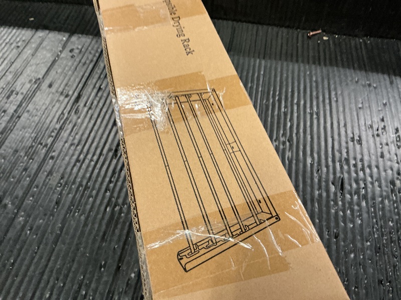 Photo 1 of BOQORAD Clothes Drying Rack Wall Mounted 32“,Drying Rack Clothing Wall Mount,Laundry Drying Rack,Wall Mounted Clothes Hanging Rack (White)