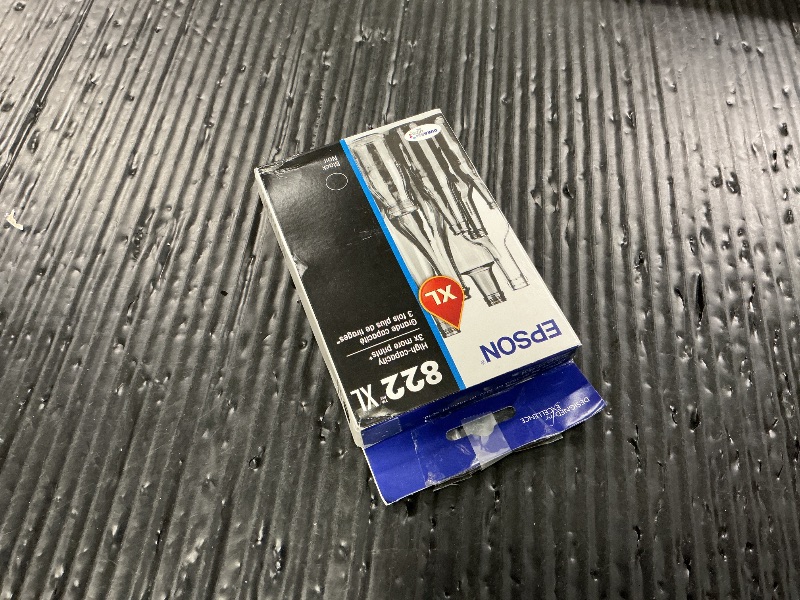 Photo 1 of EPSON 822 DURABrite Ultra Ink High Capacity Black Cartridge (T822XL120-S) Works with WorkForce Pro WF-3820,3823, 4820, 4830, 4833, 4834