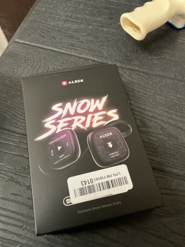 Photo 1 of ALECK Snow Series Pro Wireless Bluetooth Ski & Snowboard Helmet Speakers, Fits Audio-Ready Helmet Ear Pockets, Glove Friendly Controls, Built-in Mic for Hands-Free Calls