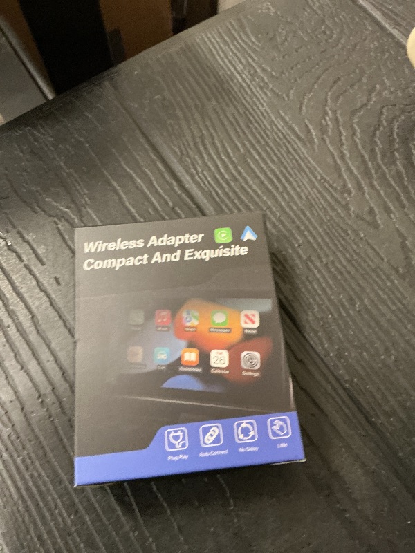 Photo 1 of 2026 Aimoon Mini Wireless CarPlay Adapter Upgrade Wired to Wireless for CarPlay & Android Auto Plug and Play Fast Auto-Reconnect Stable Control Zero Delay Car Play for iPhone iOS 10+ Android 11+