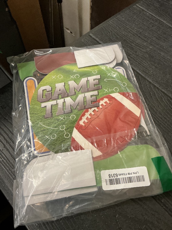 Photo 1 of 10PCS Football Party Decorations Football Table Centerpiece Football Honeycomb Centerpieces Table Toppers for Football Birthday Party Football Game