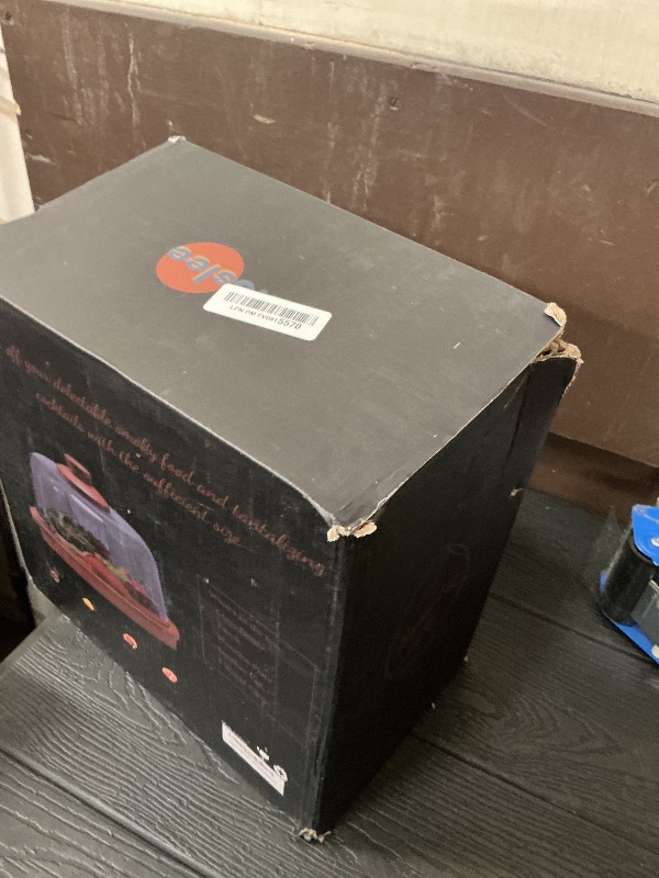 Photo 1 of Cocktail Smoker Kit with Wooden Base and Glass Dome, Perfect for Infusing Smoky Flavors into Old Fashioned Cocktails, Whiskey, and Foods with Included Wood Chips