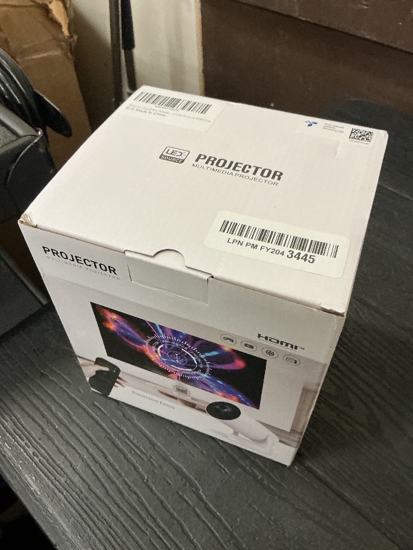 Photo 1 of [Electric Focus]Mini Portable Projector with 4K Support, Bluetooth 5.4 WIFI6, 5watt Sound Base Speaker, 260 ANSI, Android 11, 210° Rotation , Auto Keystone Correction Video Projector HY300 PLUS