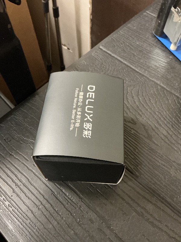 Photo 1 of DELUX Wireless Ergonomic Vertical Mouse for Small Hands, Rechargeable Vertical Mouse, Lightweight, 4000DPI, 6 Buttons, 2.4G+BT5.2 Dual-mode for Carpal Tunnel, for Window, MacOS, Laptop (M618AIR-White)