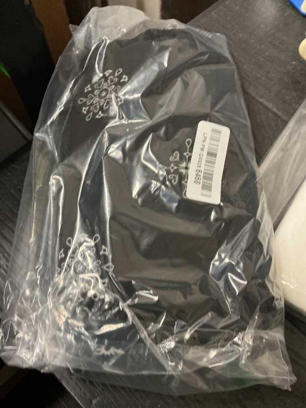 Photo 1 of Dokotoo Womens Summer Dresses Sext Deep V Neck Spaghetti Strap Black Dresses Casual Boho Geometric Printed Dresses Ruffle A Line Beach Vacation Mini Dresses Medium