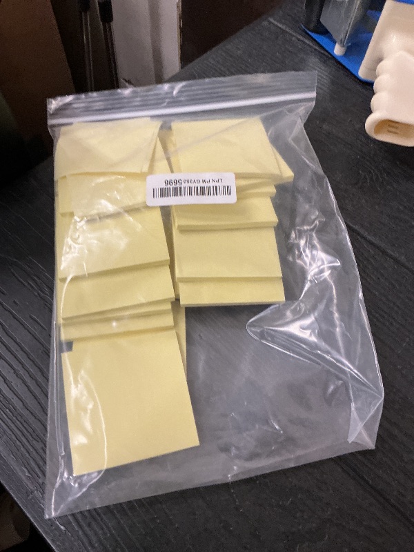 Photo 1 of (24 Pack) Sticky Notes 3x3 in Yellow, Clean Removal, Recyclable, Self-Stick Pads, Easy to Post for Home, Office, Notebook