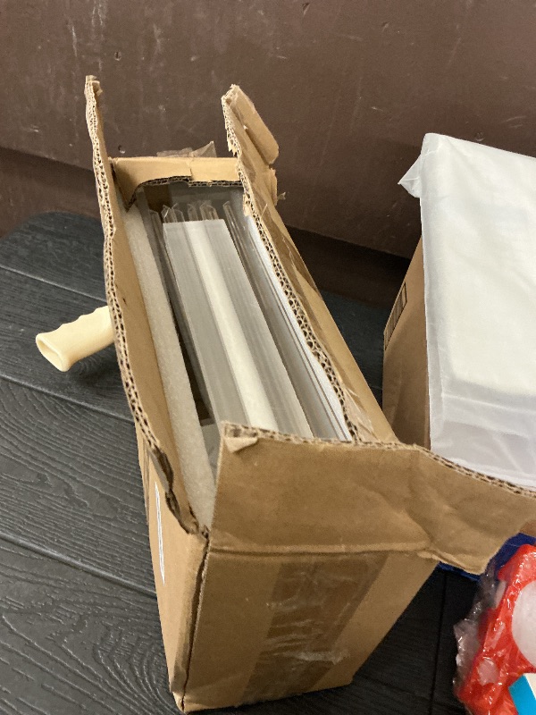 Photo 1 of 12 Pack Acrylic Sign Holder 8.5 x 11, Double-Sided Clear Sign Holder Plastic Stands for Display, T Shape Acrylic Table Sign Stands for Office Store Restaurants Wedding Party Decoration