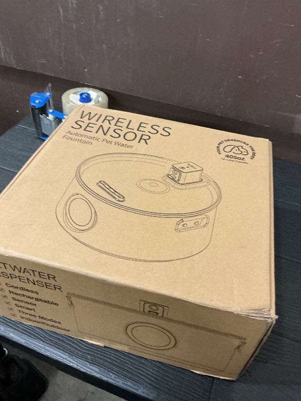 Photo 1 of 3.4Gal Wireless Automatic Dog Water Fountain for Large Dogs?12L Stainless Steel 3 Modes Dog Fountain Water Bowl Dispenser, Multi Large Pet Water Fountain Ultra Quiet & Multi-Filteration