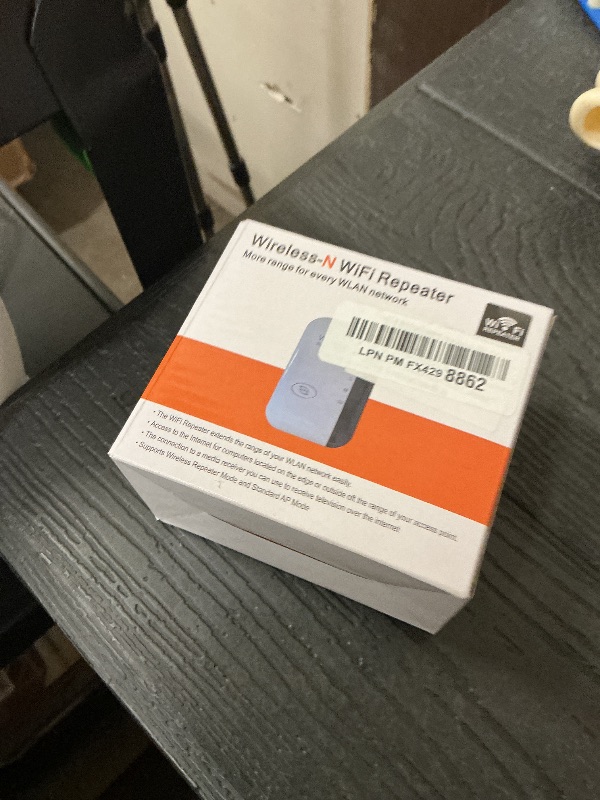 Photo 1 of 2025 WiFi Extender WiFi Range Extender, Wireless Internet Repeater, WiFi Extenders Signal Booster for Home Up to 5000 sq.ft and 45 Devices,1-Key Setup, Access Point, Alexa Compatible