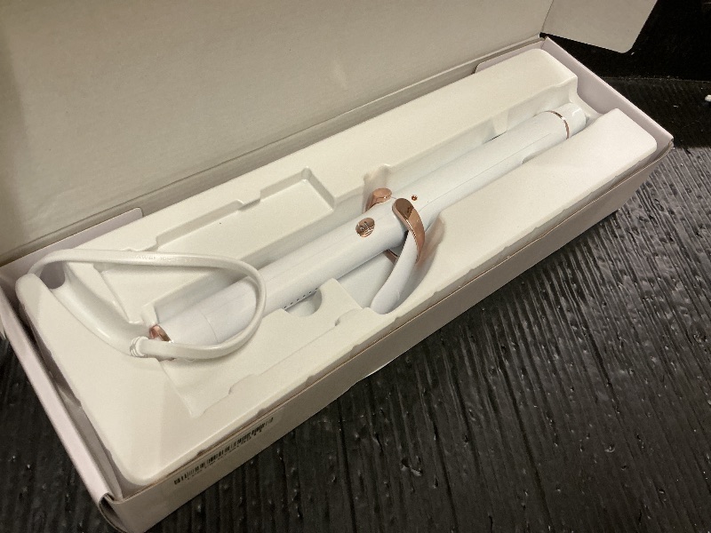 Photo 1 of T3 SinglePass Curl X Extra-Long Barrel Curling Iron with 9 Heat Settings and Ceramic Barrel for Fast Styling and Lasting Results on All Hair Types