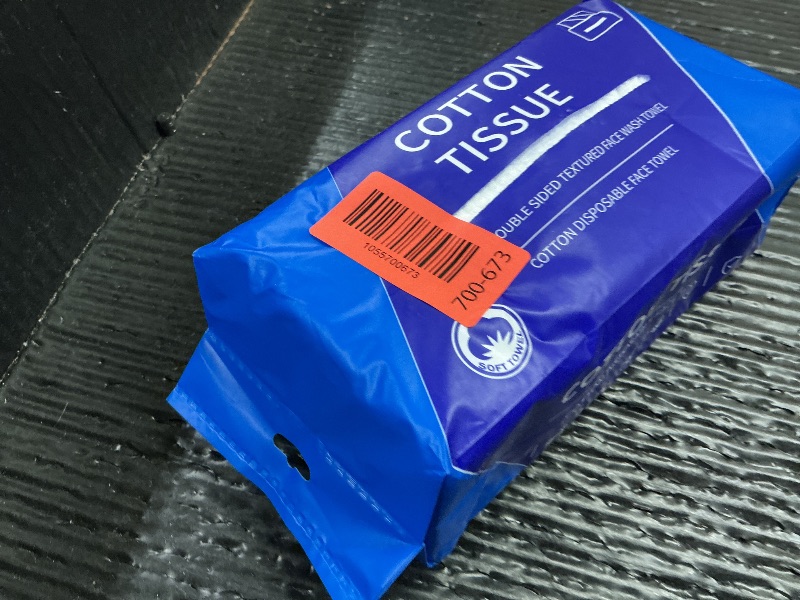 Photo 1 of 100 Count Disposable face towel, Ultra Thick face towels, Face towels disposable, Lint- free Facial Tissue, Skincare and Makeup Remover