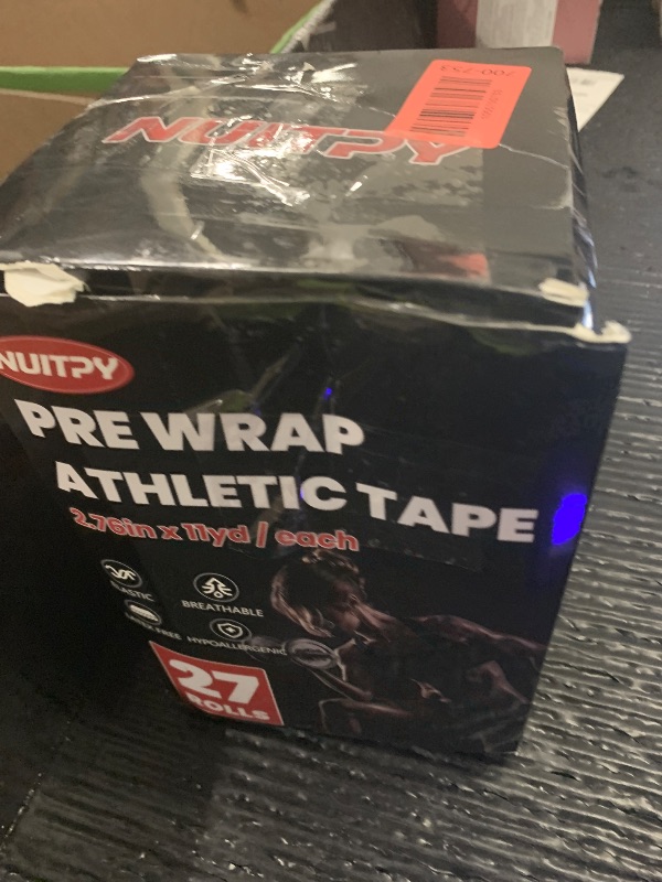 Photo 1 of 27 Pack Pre Wrap Tape, 9 Colors 2.76 Inch x 11 Yards Prewrap Athletic Tape for Hair Soccer, Pre Wrap Foam Tape, Soccer Pre Wrap Tape, Prewrap Headbands for Hair