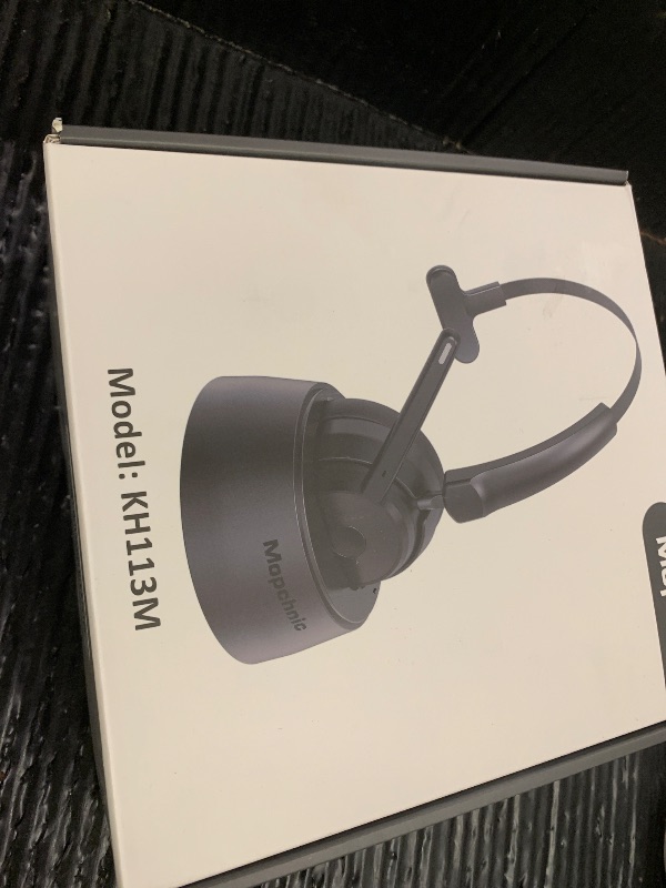 Photo 1 of Mopchnic Bluetooth Headset, Wireless Headphone with AI Noise-Canceling Microphone On Ear Wireless Headset with USB Dongle for Computer Office