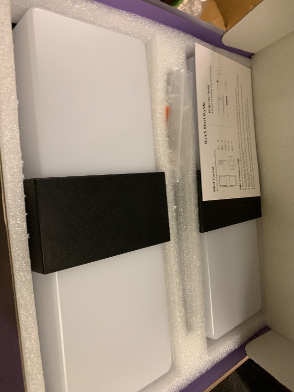 Photo 1 of FILIYANO Outdoor Wall Lights, RGBCW Smart LED Lamp, Color Changing Front Door Sconce, Porch Lights Outdoor Light Fixture,12in Exterior Wall Sconces, Remote & Wi-Fi Control, IP65 Waterproof, 2 Pack