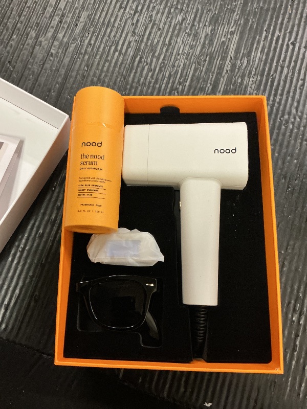 Photo 1 of Nood™ NEW Flasher Pro — IPL Laser Hair Removal Device & Anti-Aging Red Light Therapy for Women & Men — Pain-free, Permanent, Visible Results After First Use & Works Everywhere Hair Grows — Gloss White