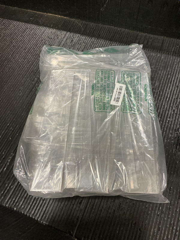 Photo 1 of 2 Pack 5 Tier Acrylic Card Display Stand(Tall Height), Clear Display Shelf Desktop for Basebal Trading Cards, Sports Cards, Greeting Card, Stickers & Brochures, Easy Clip-On Design