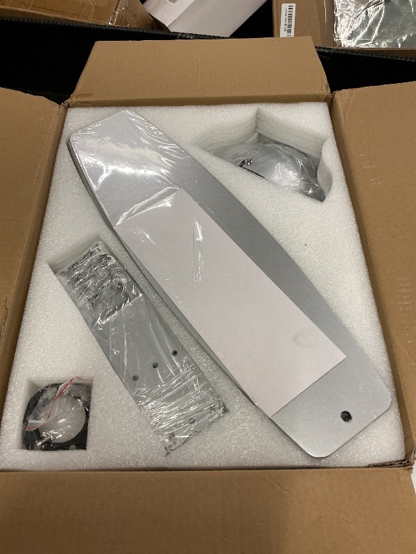 Photo 1 of Fanyank Crystal Ceiling Fan Fandelier with Lights-Ceiling Fans with Lights,50" Low Profile and Remote Control, Flush Mount, Reversible, Dimmable, Noiseless, Sliver Ceiling Fan for Bedroom